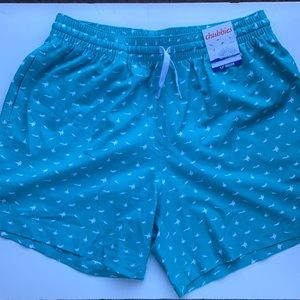 Chubbies Large NWT Nautical by Nature swim Shorts Trunks